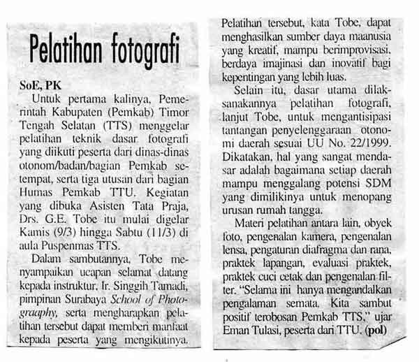 Pelatihan Fotografi